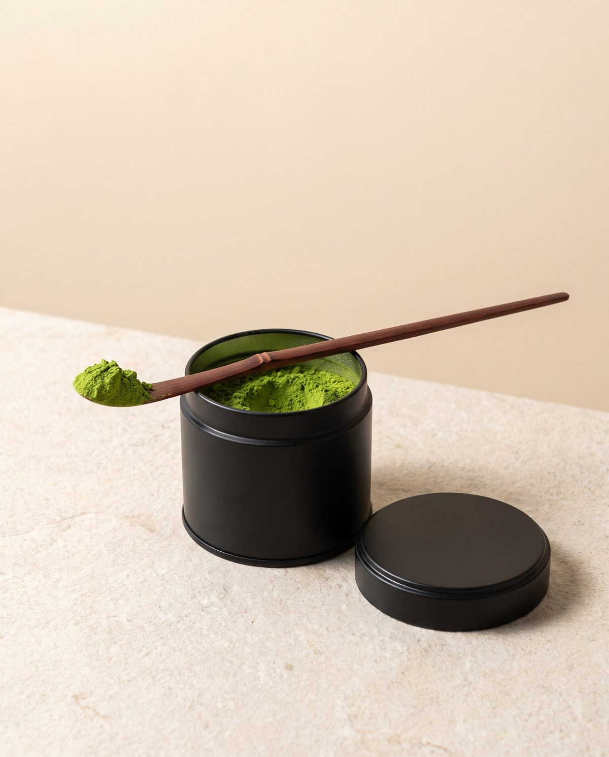 In use: Bamboo Matcha Scoop (Chashaku) – Style 04-1