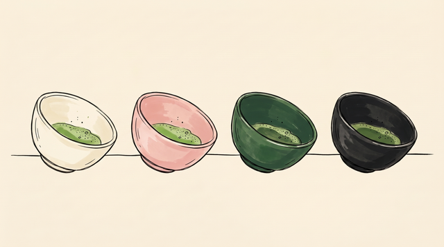 Does Matcha Bowl Colour Matter? Pink, Black and White Bowls
