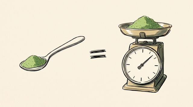 1 Teaspoon of Matcha in Grams: The Conversion, Both Ways