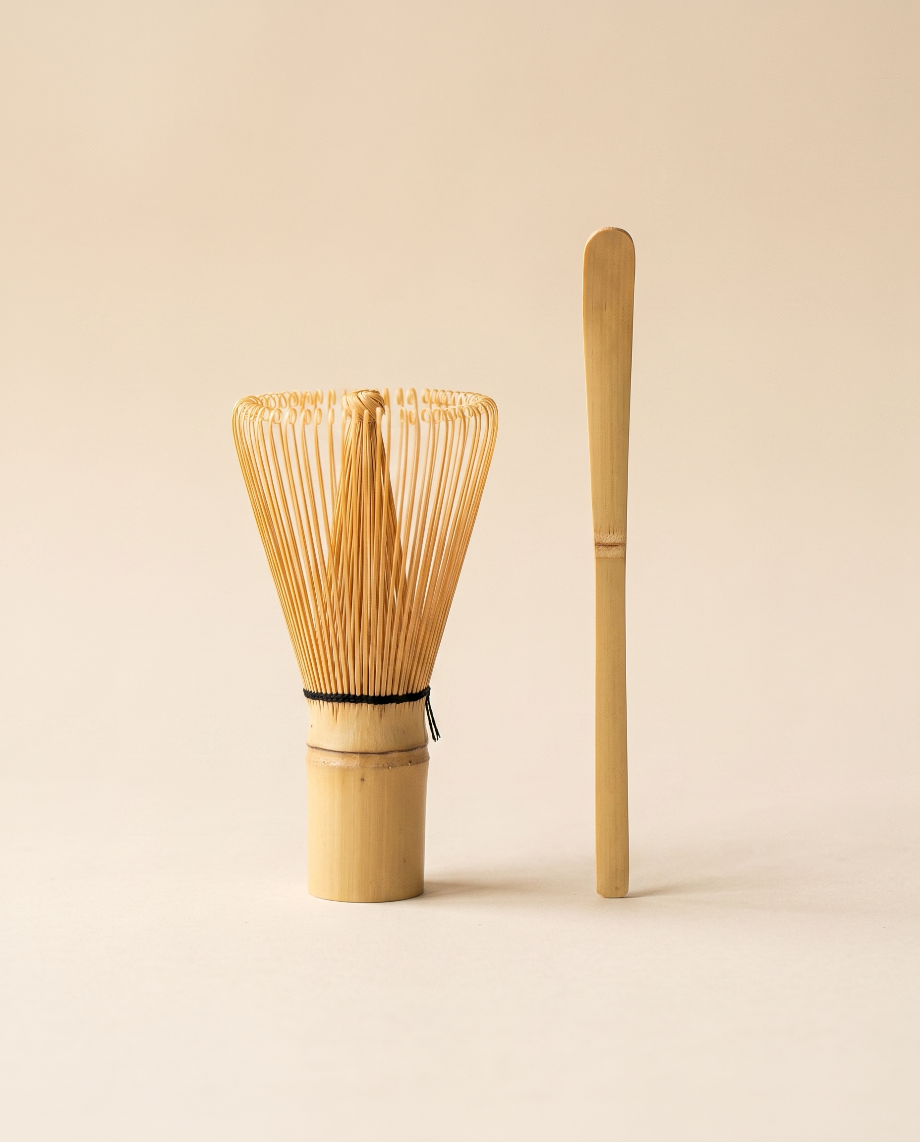 Bamboo Whisk & Scoop Set (multi-colour)