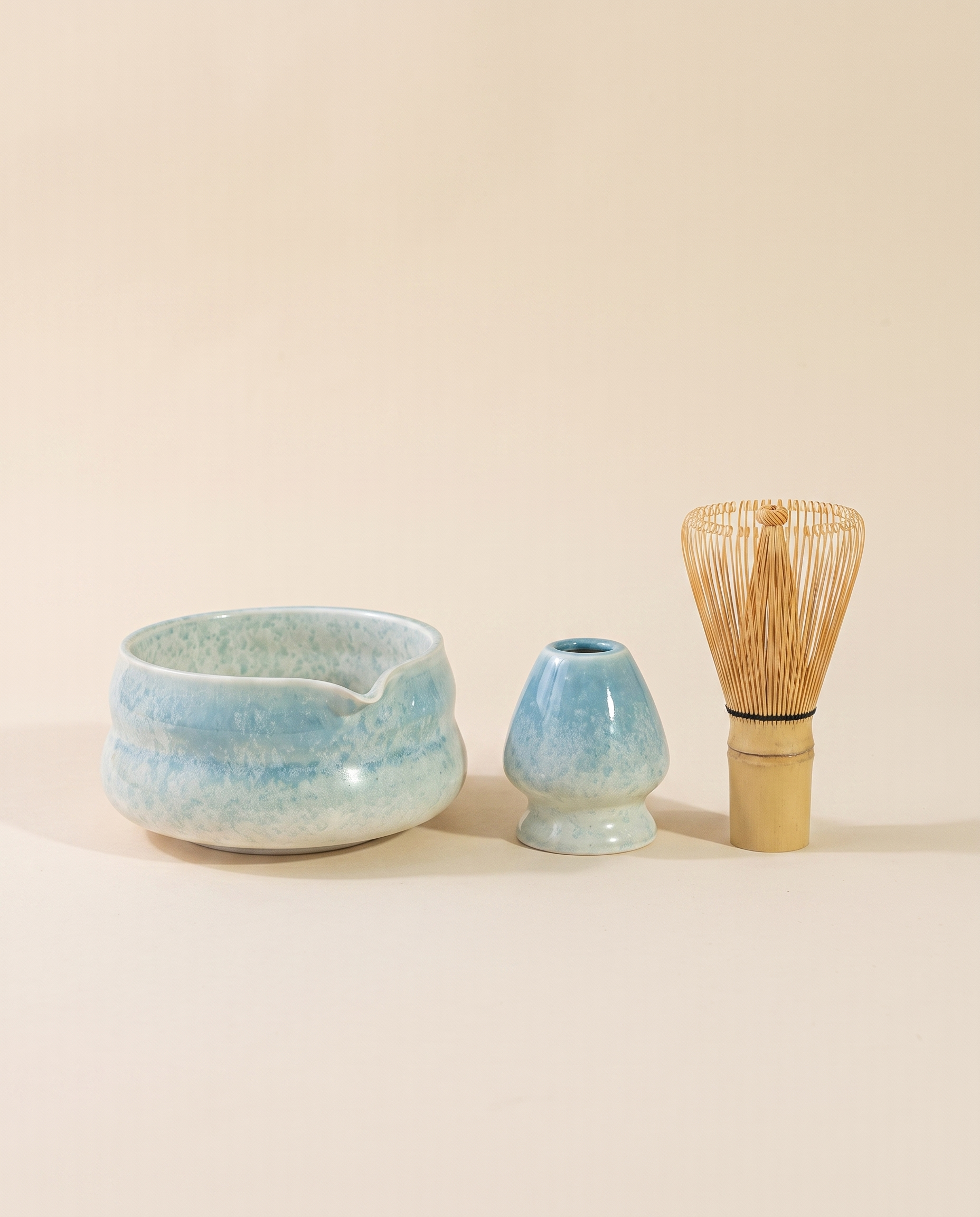 Matcha Bowl & Whisk Set – Blue