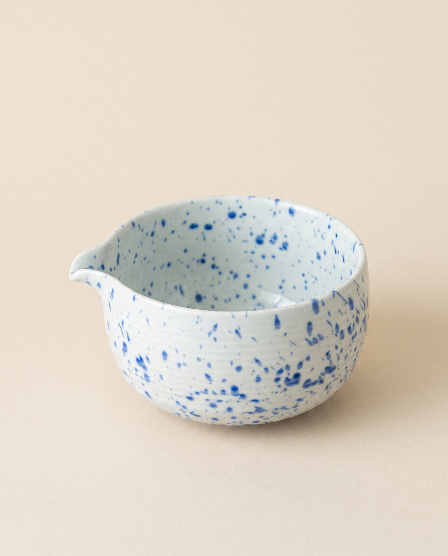 Stoneware Matcha Bowl – Blue