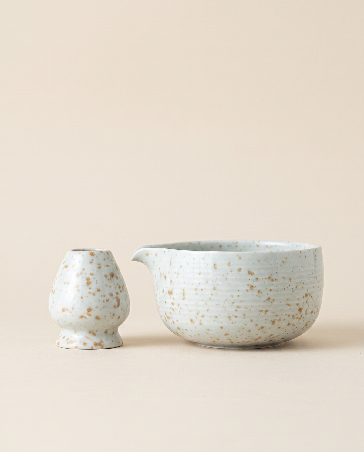 Stoneware Bowl & Holder Set – Yellow
