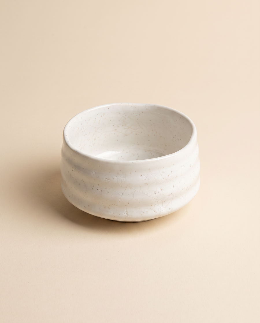 Ceramic Matcha Bowl 550 ml – White