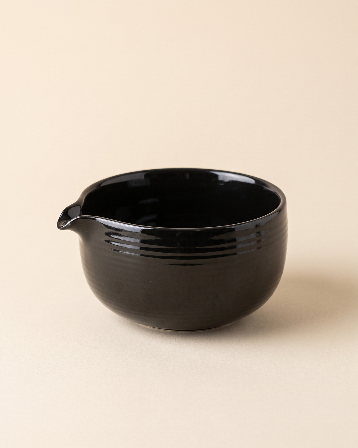 Glazed Matcha Bowl 550 ml – Black