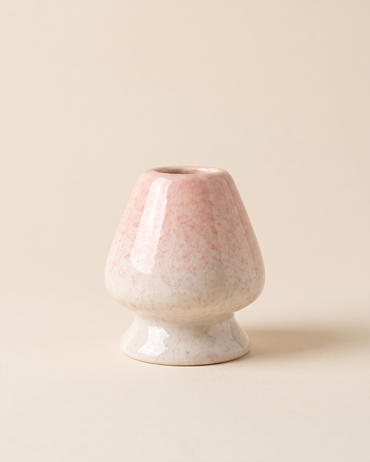 Crackle Ceramic Whisk Holder – Blush