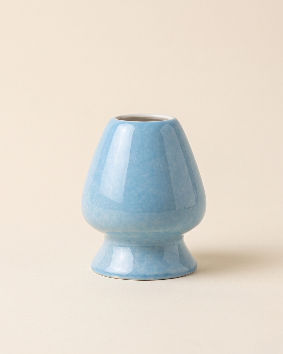 Crackle Ceramic Whisk Holder – Sky Blue