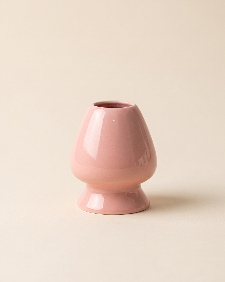 Glossy Ceramic Whisk Holder – Peach