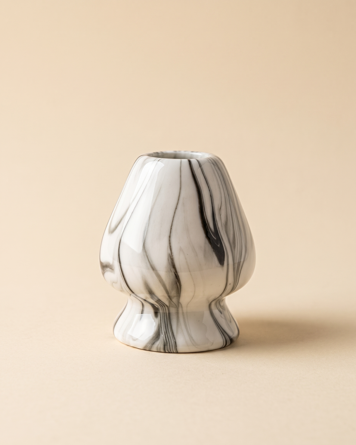 Marble Ceramic Whisk Holder – Marble Black