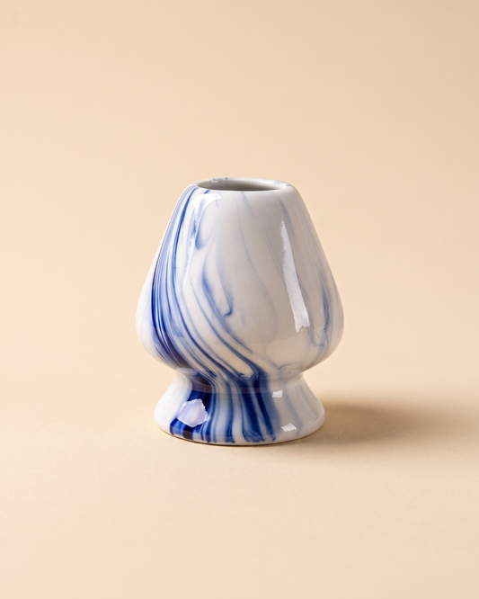 Marble Ceramic Whisk Holder – Marble Blue