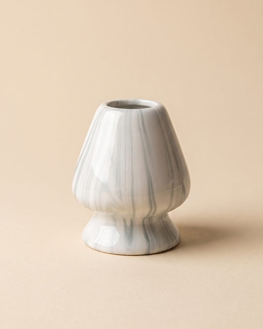 Marble Ceramic Whisk Holder – Marble Grey