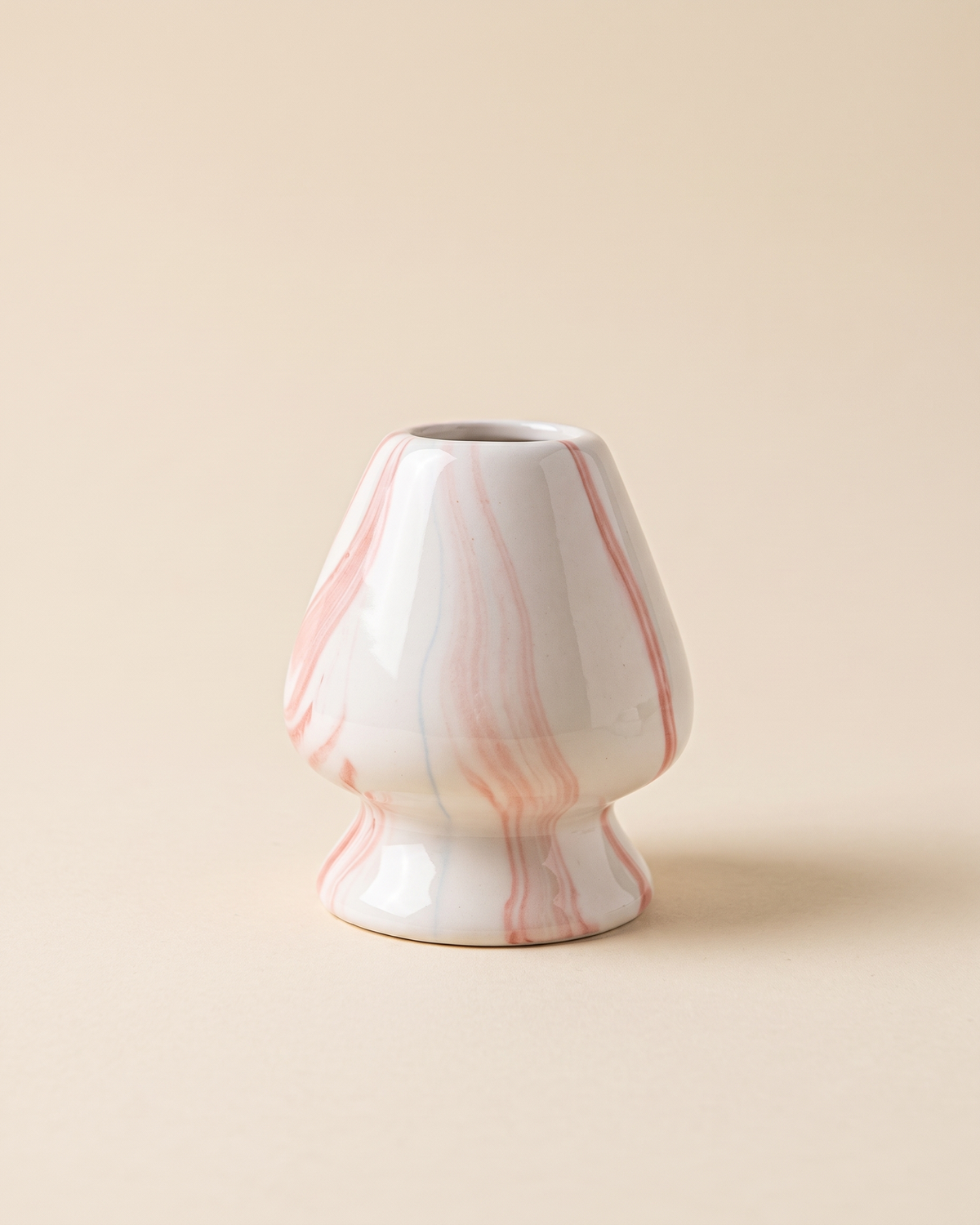 Marble Ceramic Whisk Holder – Marble Pink