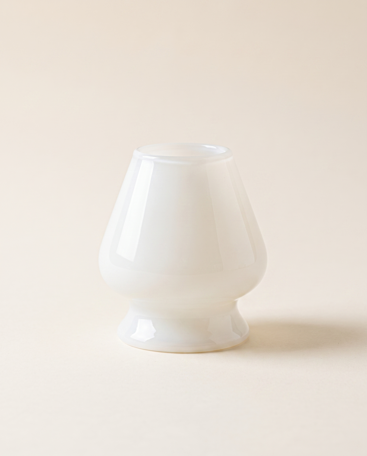 Glass Whisk Holder – White