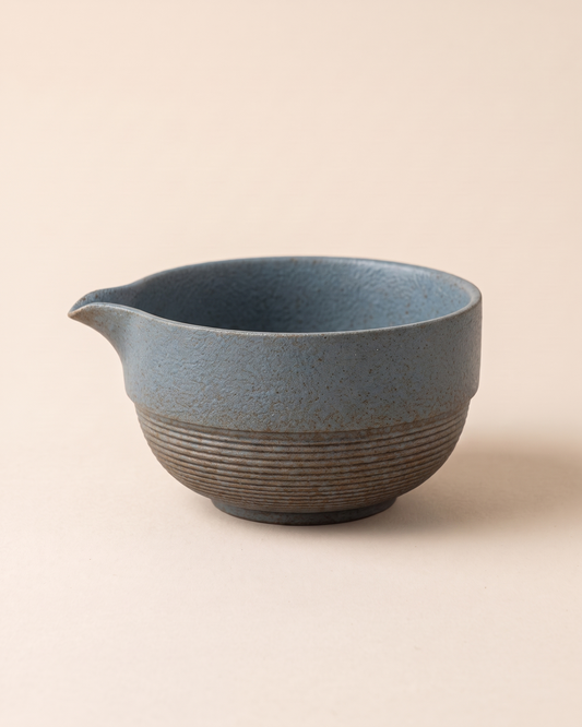 Stoneware Matcha Bowl 500 ml – Slate Blue