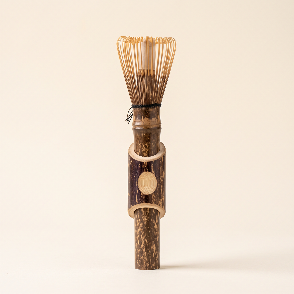 Long-Handle Bamboo Matcha Whisk, 32 prongs