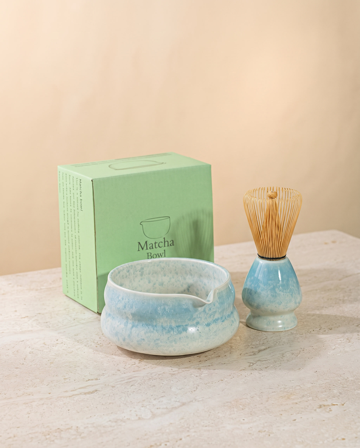 What arrives: bowl and holder with the printed gift box they ship in