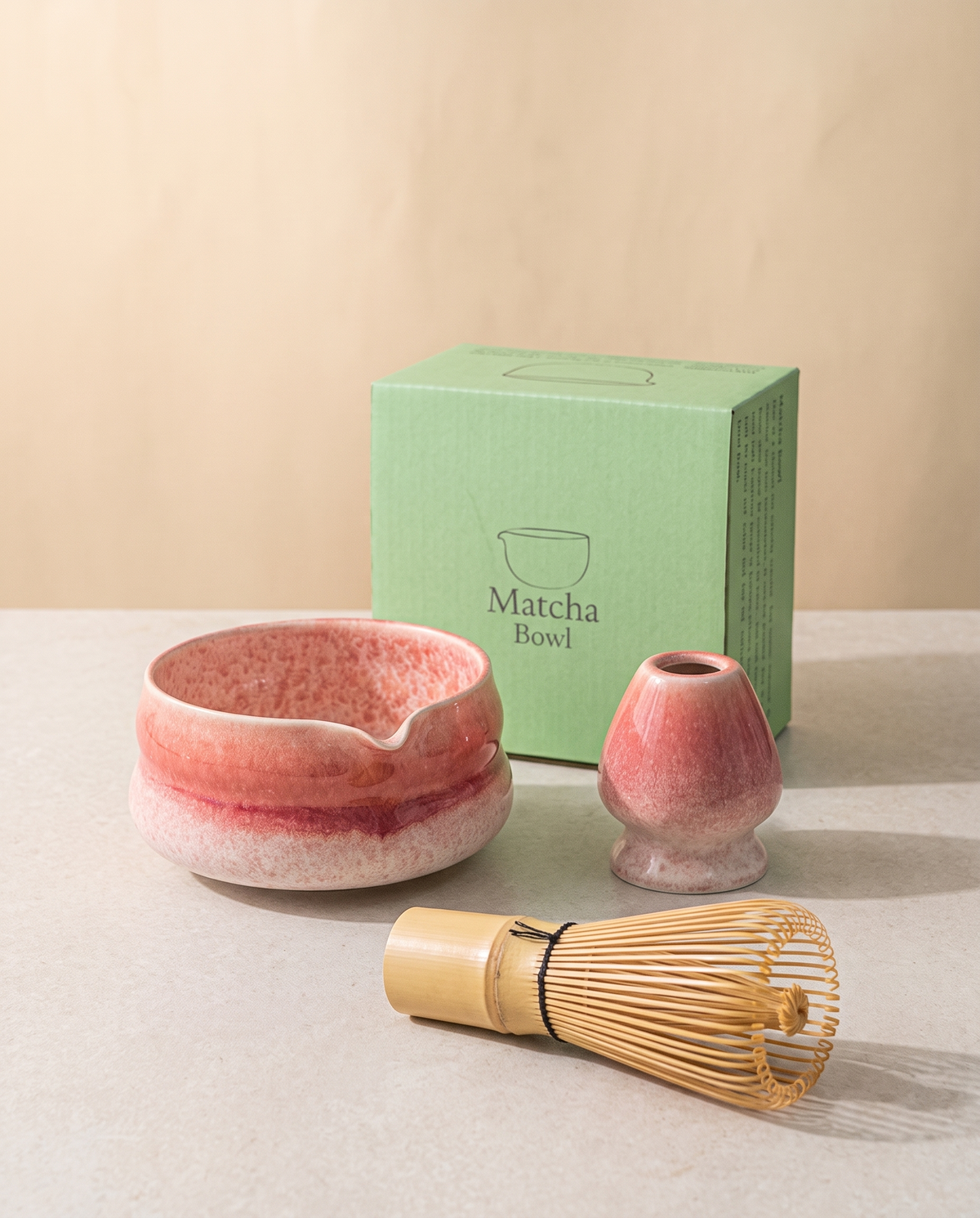 What arrives: bowl and holder with the printed gift box they ship in
