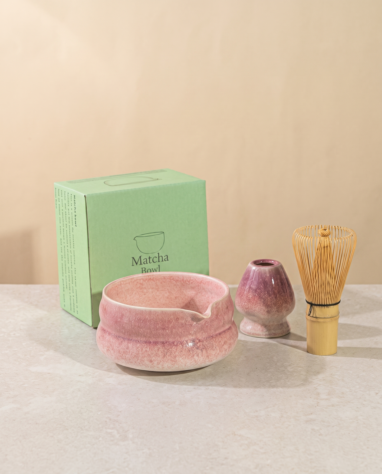 What arrives: bowl and holder with the printed gift box they ship in