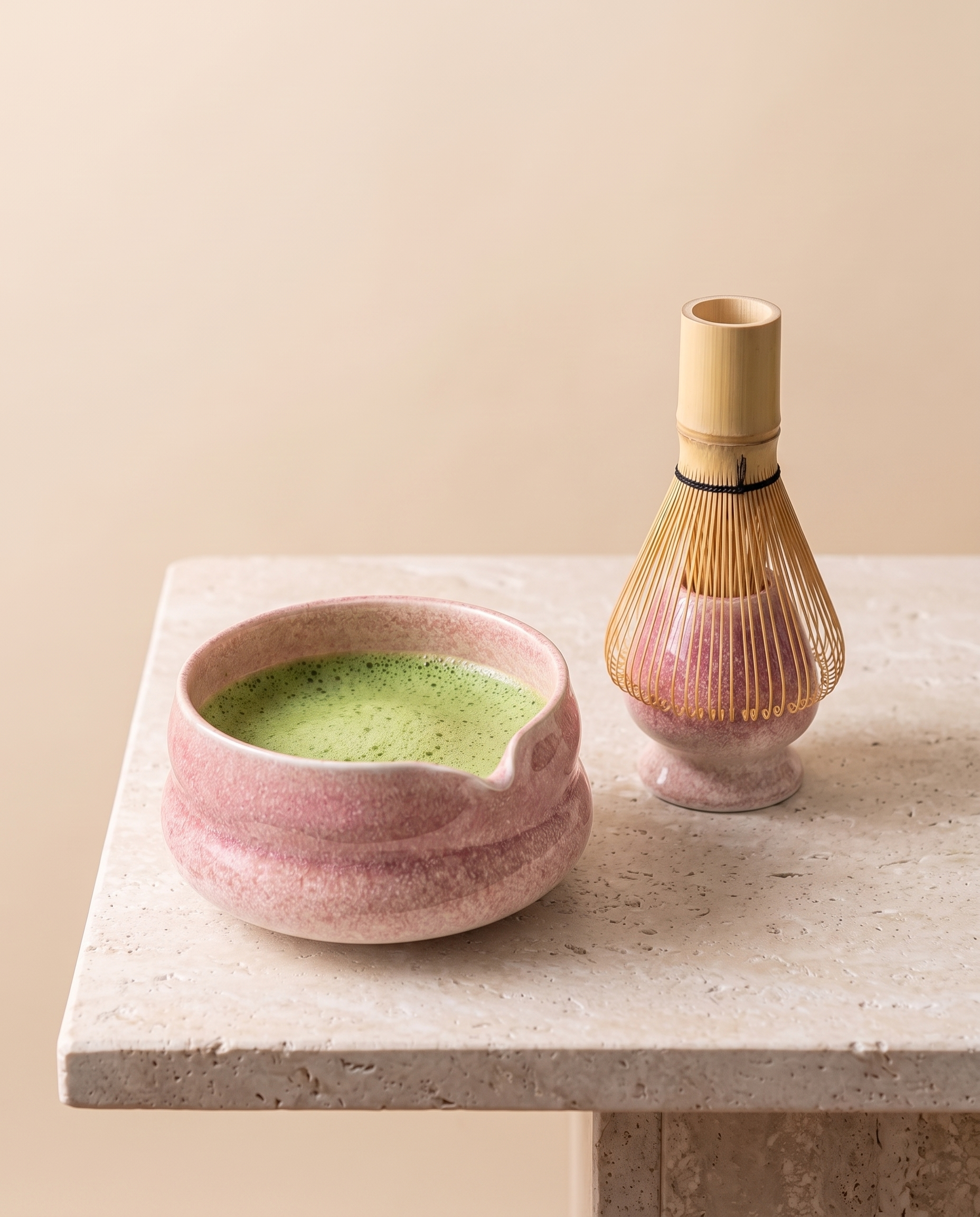 In use: Matcha Bowl & Whisk Set – Purple