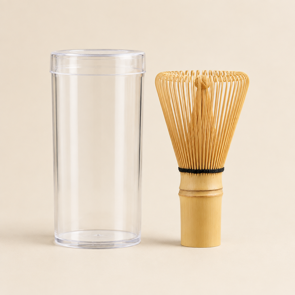 Travel Bamboo Matcha Whisk with Case