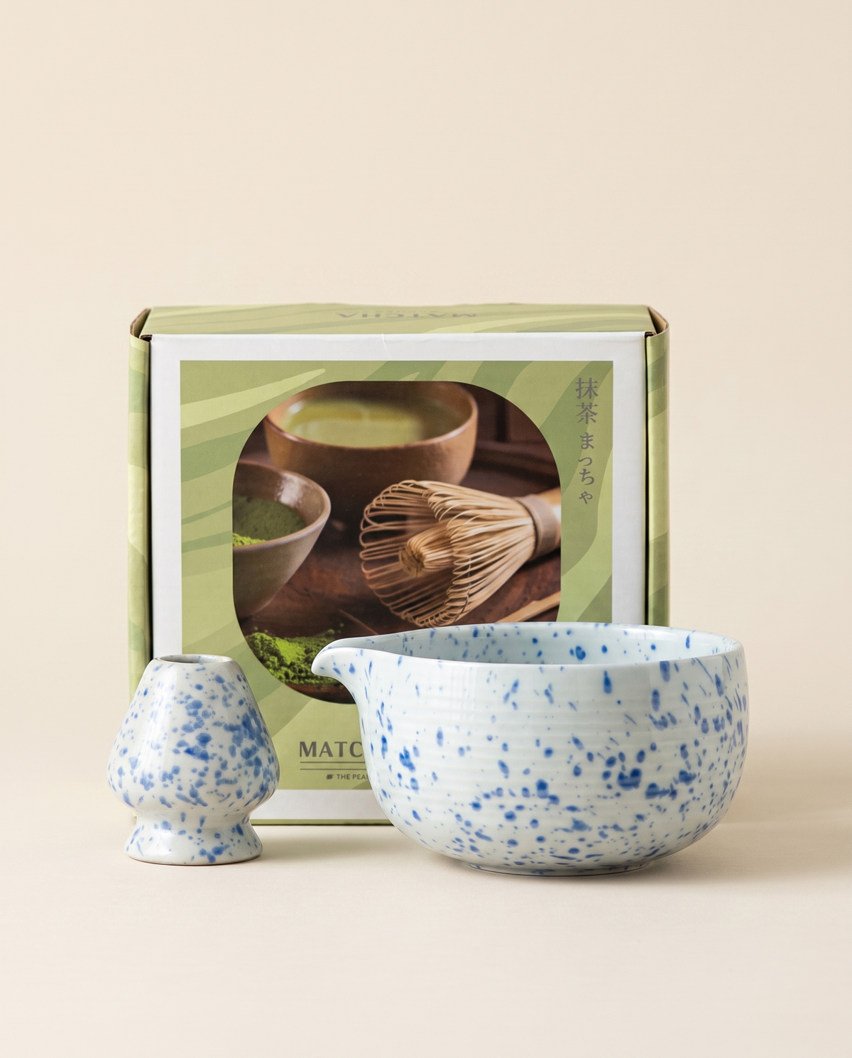What arrives: bowl and holder with the printed gift box they ship in