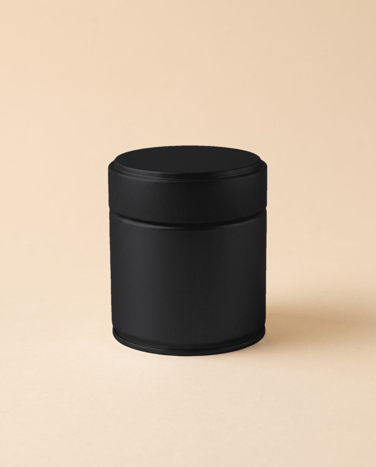 Matcha Storage Tin – Black, Large (60×68mm)